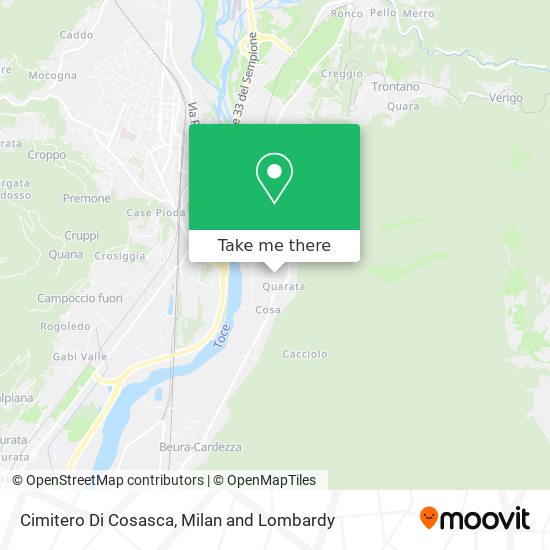 Cimitero Di Cosasca map