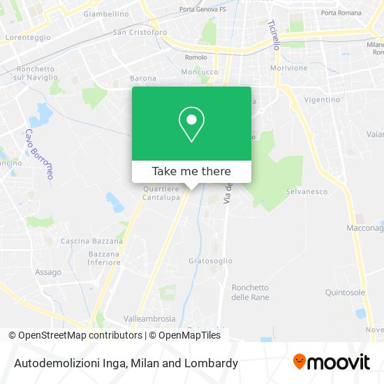 Autodemolizioni Inga map