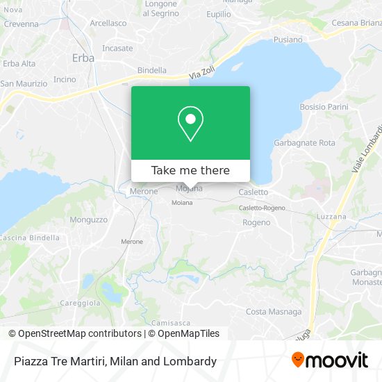 Piazza Tre Martiri map