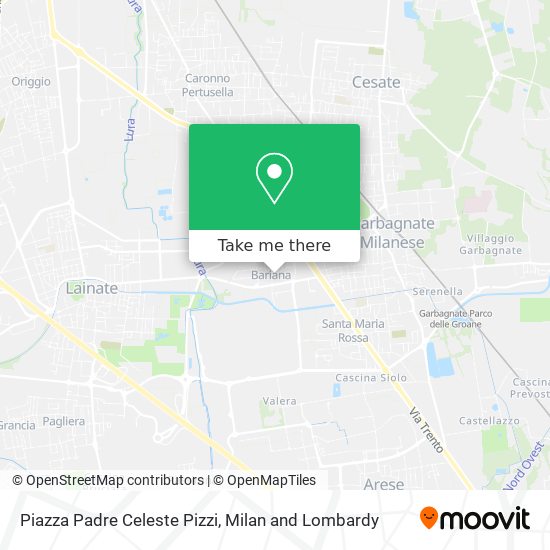 Piazza Padre Celeste Pizzi map
