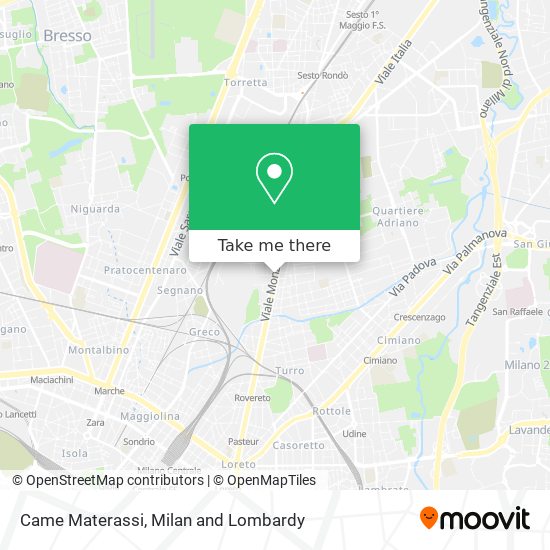 Came Materassi map