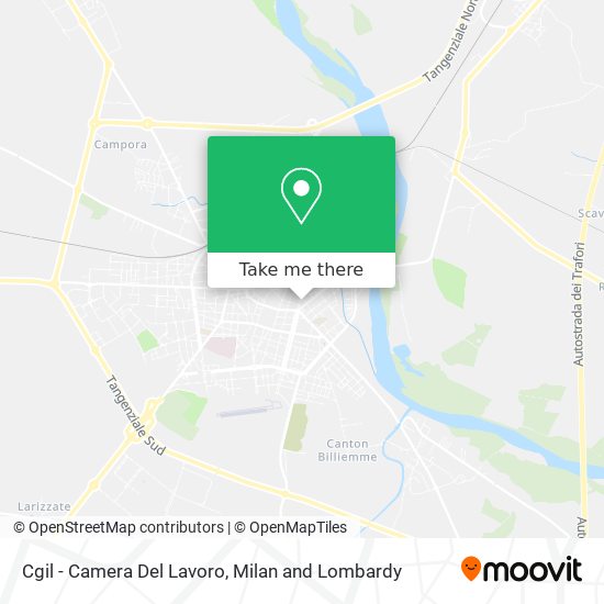 Cgil - Camera Del Lavoro map