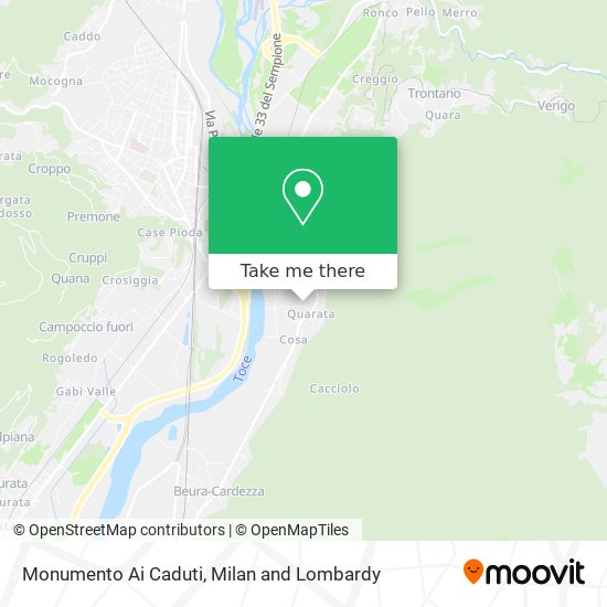 Monumento Ai Caduti map
