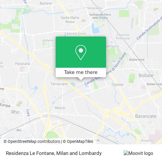 Residenza Le Fontane map