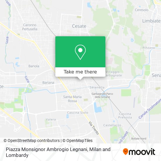 Piazza Monsignor Ambrogio Legnani map