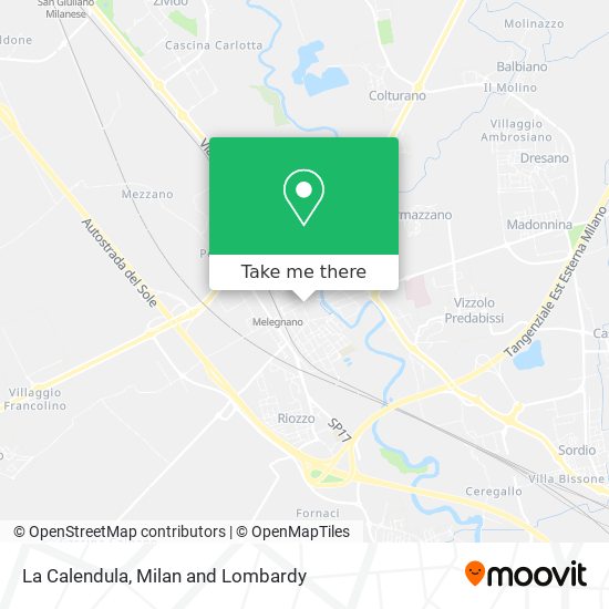 La Calendula map