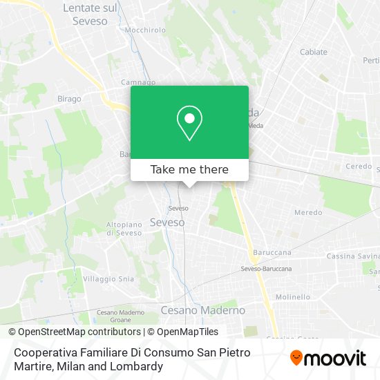 Cooperativa Familiare Di Consumo San Pietro Martire map