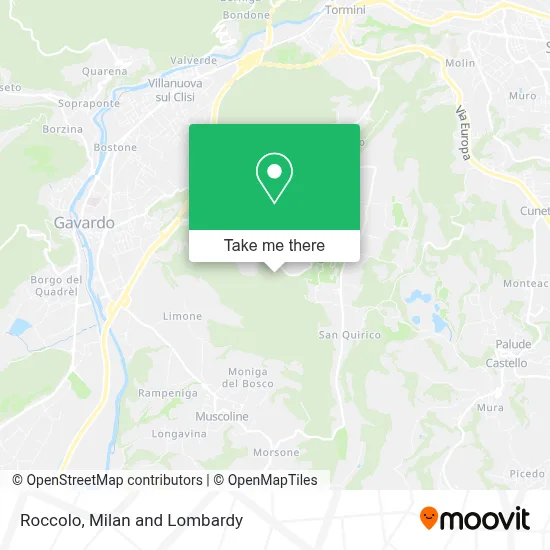 Roccolo map
