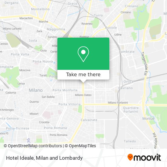 Hotel Ideale map