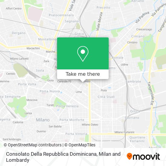Consolato Della Repubblica Dominicana map