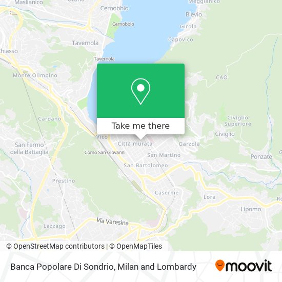 Banca Popolare Di Sondrio map