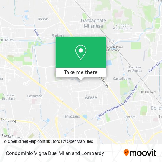 Condominio Vigna Due map