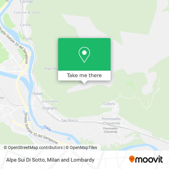 Alpe Sui Di Sotto map