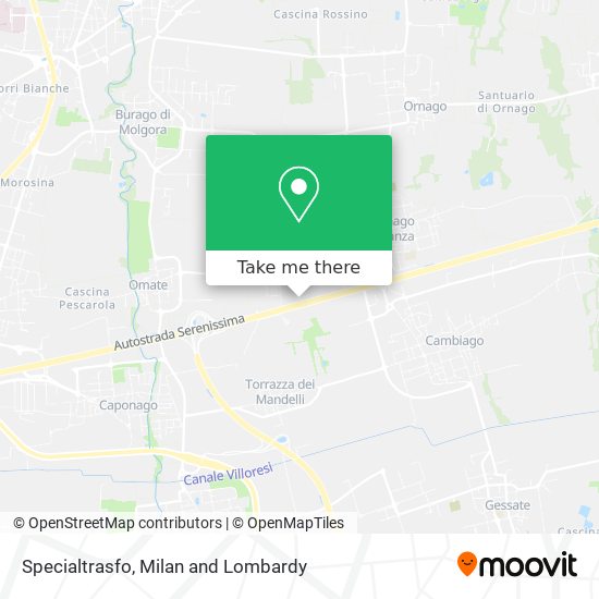 Specialtrasfo map
