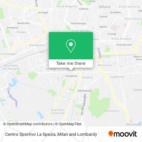 Centro Sportivo La Spezia map