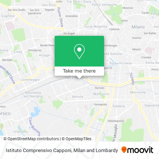 Istituto Comprensivo Capponi map
