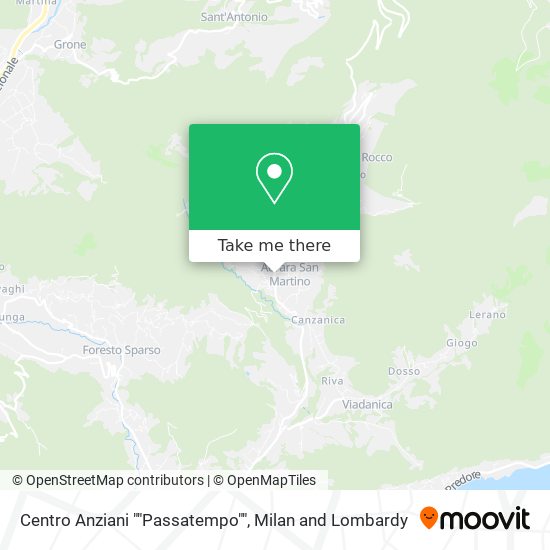 Centro Anziani ""Passatempo"" map
