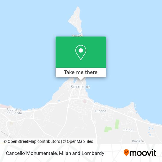 Cancello Monumentale map
