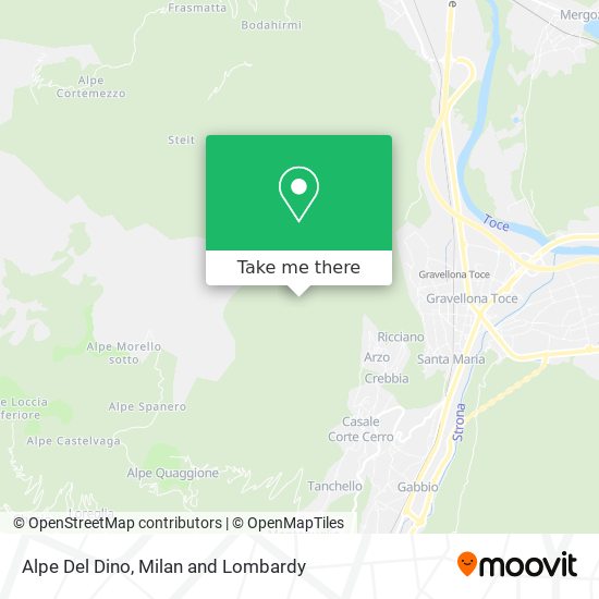 Alpe Del Dino map