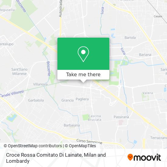 Croce Rossa Comitato Di Lainate map