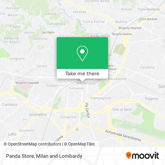 Panda Store map