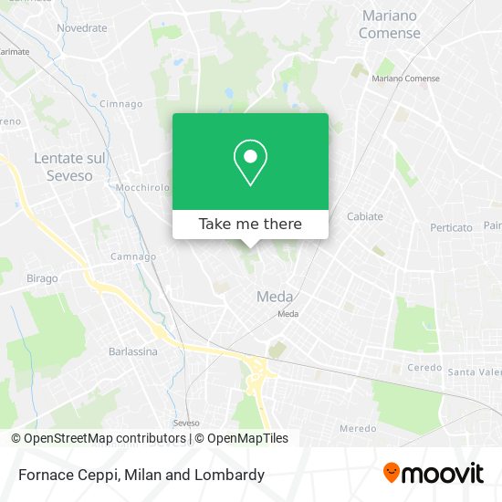 Fornace Ceppi map