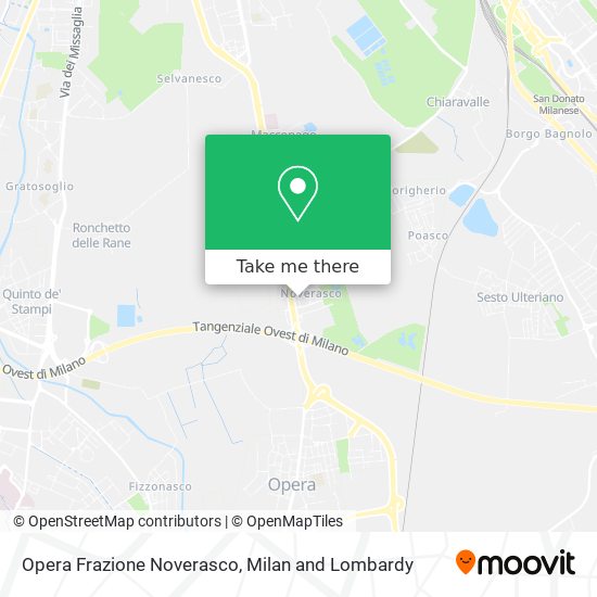 Opera Frazione Noverasco map