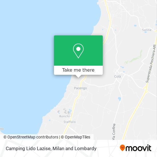 Camping Lido Lazise map