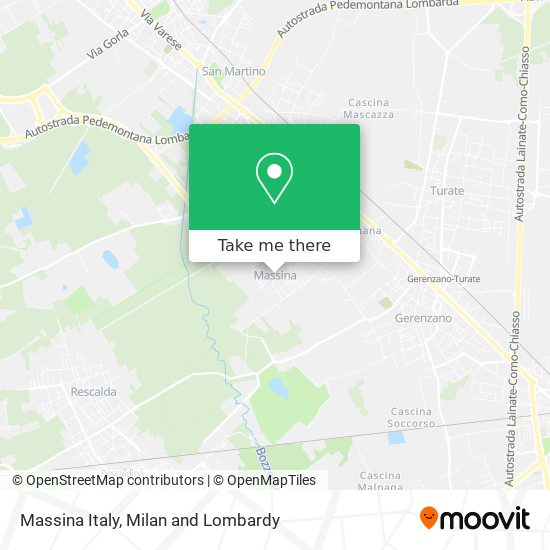 Massina Italy map