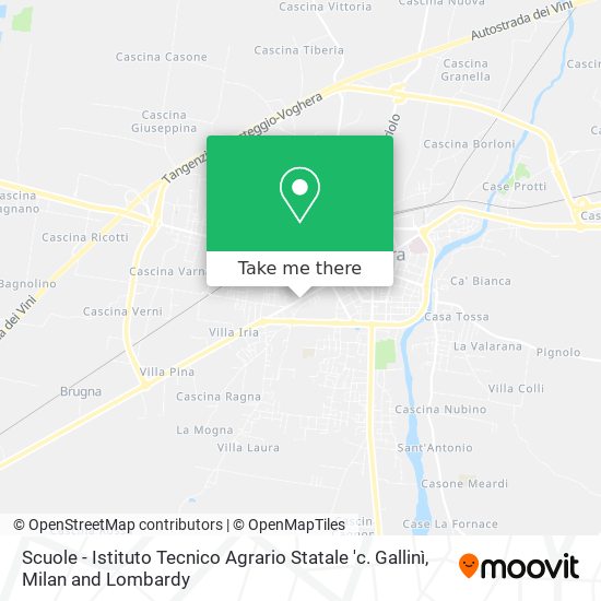 Scuole - Istituto Tecnico Agrario Statale 'c. Gallinì map