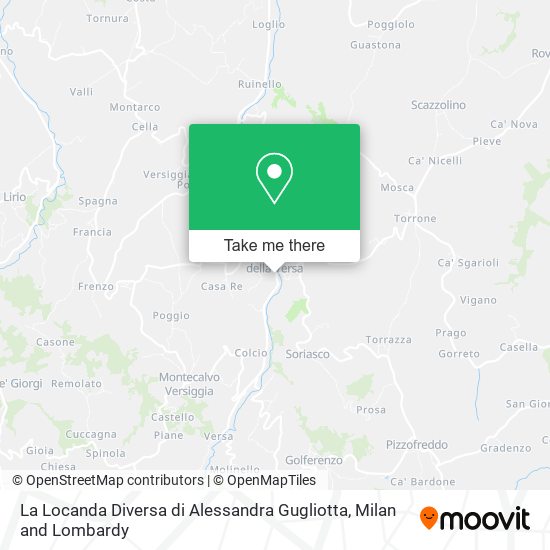 La Locanda Diversa di Alessandra Gugliotta map