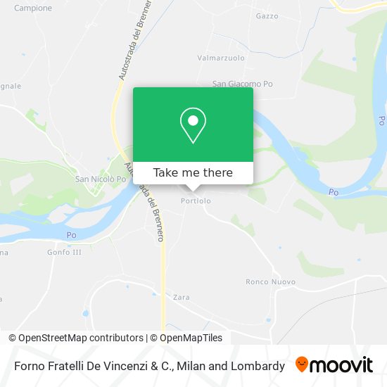 Forno Fratelli De Vincenzi & C. map