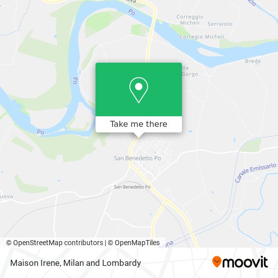 Maison Irene map
