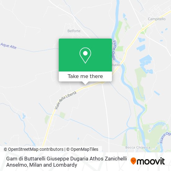 Gam di Buttarelli Giuseppe Dugaria Athos Zanichelli Anselmo map