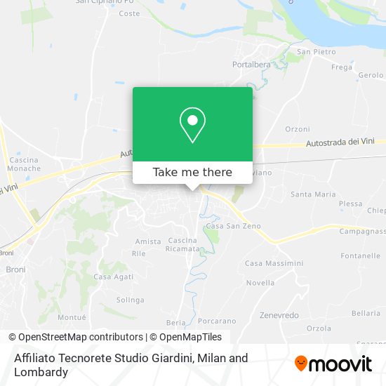 Affiliato Tecnorete Studio Giardini map