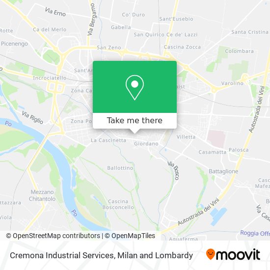 Cremona Industrial Services map