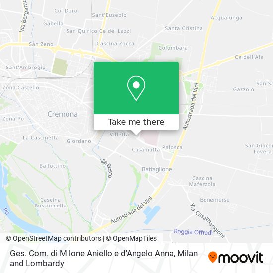 Ges. Com. di Milone Aniello e d'Angelo Anna map