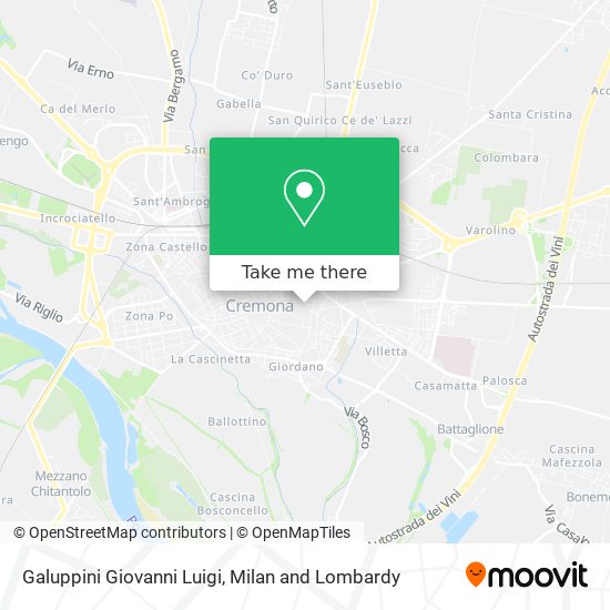 Galuppini Giovanni Luigi map
