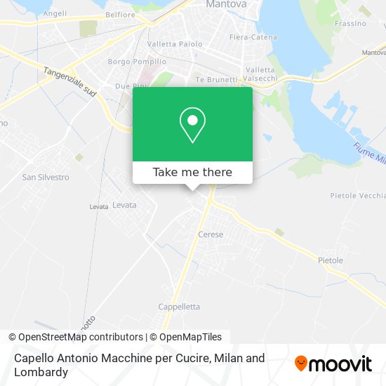 Capello Antonio Macchine per Cucire map