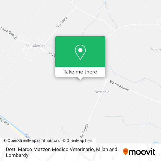 Dott. Marco Mazzon Medico Veterinario map