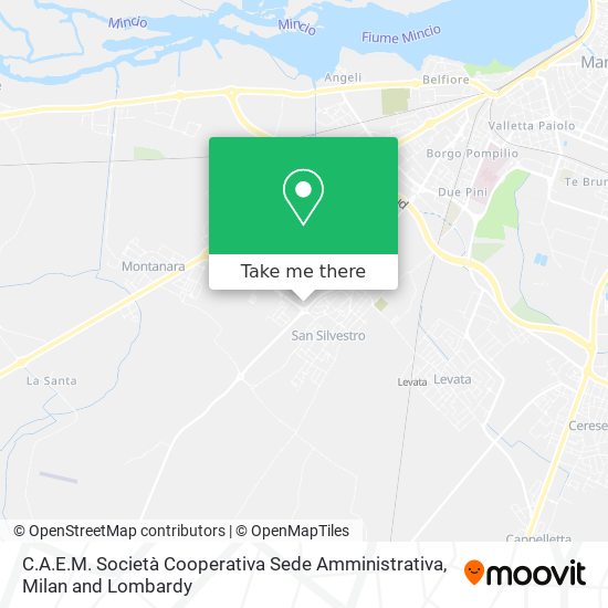 C.A.E.M. Società Cooperativa Sede Amministrativa map
