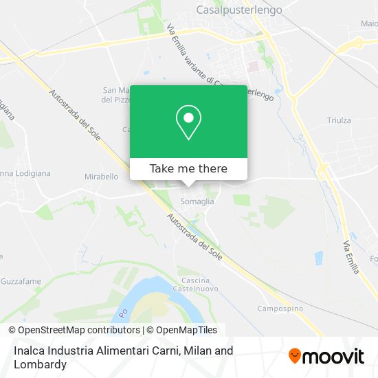 Inalca Industria Alimentari Carni map
