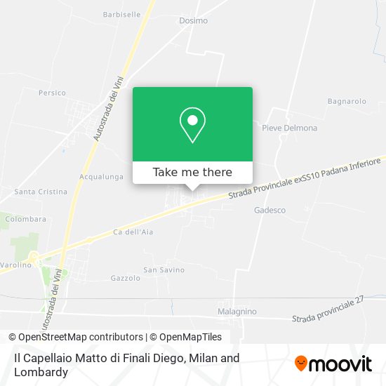 Il Capellaio Matto di Finali Diego map