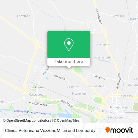 Clinica Veterinaria Vezzoni map