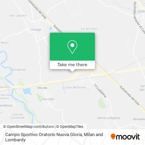 Campo Sportivo Oratorio Nuova Gloria map