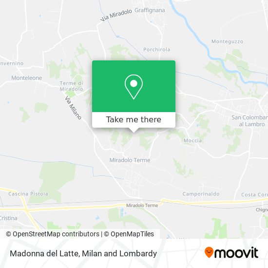 Madonna del Latte map