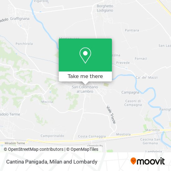 Cantina Panigada map
