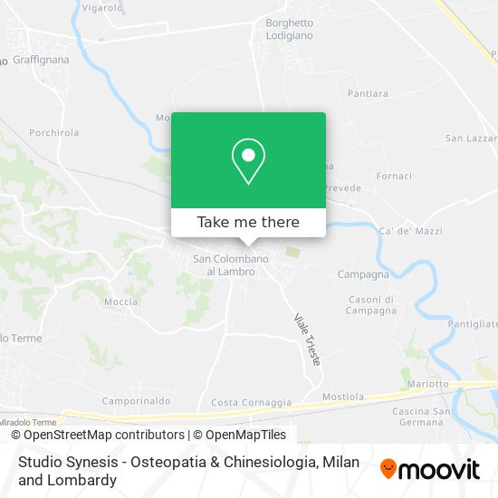 Studio Synesis - Osteopatia & Chinesiologia map