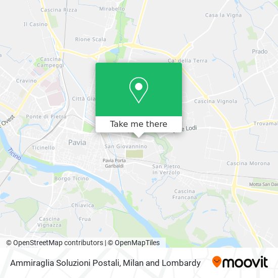 Ammiraglia Soluzioni Postali map