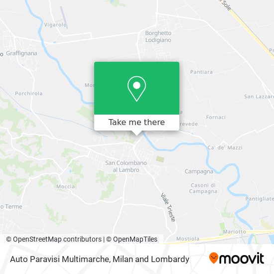 Auto Paravisi Multimarche map